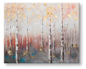 Malovaný obraz na stěnu STROMY 1 díl - 100x80 cm - 100×80 cm / Premium 4 cm