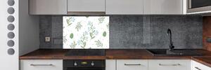 Skleněný panel do kuchyně Listí pksh-184896139
