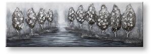 Malovaný obraz na stěnu STROMY 1 díl - 150x50 cm - 150×50 cm / Klasický 2 cm