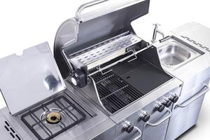G21 Plynový gril G21 Arizona, BBQ kuchyně Premium Line 6 hořáků + zdarma redukční ventil G21-6390330