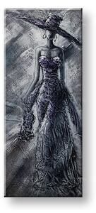 Malovaný obraz na stěnu ŽENA 50x120 cm - 50×120 cm / Klasický 2 cm
