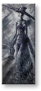 Malovaný obraz na stěnu ŽENA 50x120 cm - 50×120 cm / Klasický 2 cm
