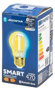LED Žárovka FILAMENT G45 E27/4,5W/230V 2700-6500K - Aigostar