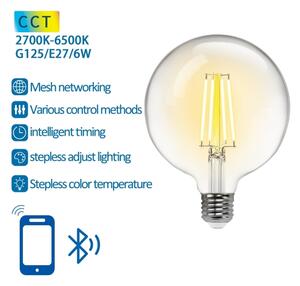 LED Žárovka FILAMENT G125 E27/6W/230V 2700-6500K - Aigostar