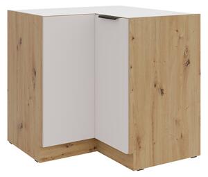 Dolní kuchyňská skříňka Solea 90x90 DN 2F BB, Barva: dub artisan / kašmír 5903211473425