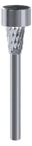 Aigostar - LED Solární lampa LED/0,006W/1,2V 29,5 cm chrom 6500K IP44