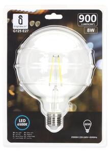 LED Žárovka FILAMENT G125 E27/8W/230V 6500K - Aigostar
