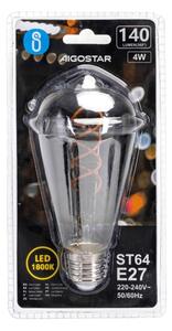 LED Žárovka FILAMENT ST64 E27/4W/230V 1800K - Aigostar