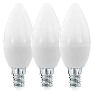 SADA 3x LED Žárovka C37 E14/6W/230V 3000K - Eglo 12884
