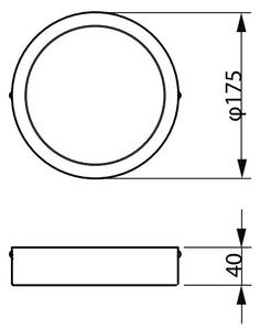 Philips - LED Stropní svítidlo LEDINAIRE LED/10,5W/230V 3000K IP40