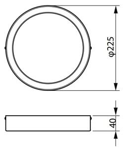 Philips - LED Stropní svítidlo LEDINAIRE LED/19,5W/230V 3000K IP40