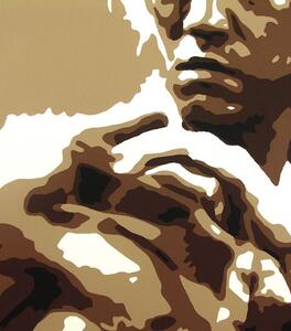 Ručně malovaný POP ART obraz AL BRUCE LEE 120x80 cm