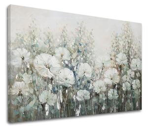 Obraz na plátně KVĚTY 90X60 cm