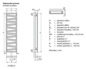 Zehnder Kazeane RK-170-060-0557 Radiátor kombinovaný, 60x166,1cm, černá mat