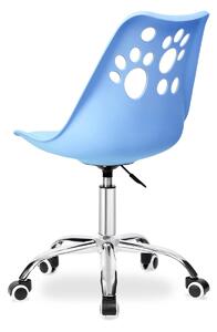 TZB Otočná židle Grover modrá