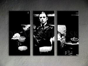 Ručně malovaný POP ART obraz GODFATHER 60x40 cm