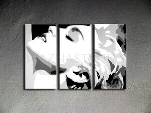 Ručně malovaný POP ART obraz MADONNA 120x80 cm