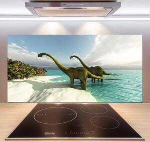 Panel do kuchyně Dinozaury na pláži pksh-19541737