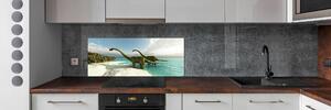 Panel do kuchyně Dinozaury na pláži pksh-19541737