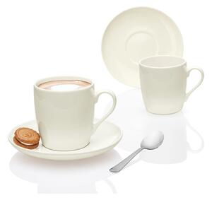 ERNESTO® Sada šálků na latté / cappuccino, 2dílná sada (šálky na latté, bílá) (100349002001)