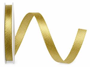 Stuha saténová STARDUST GOLD zlatá 10mm x 3,5m