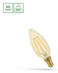 LED Žárovka VINTAGE C35 E14/5W/230V 2400K