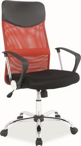 Casarredo Kancelářská židle Q-025 červená/černá