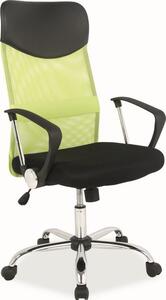 Casarredo Kancelářská židle Q-025 zelená/černá