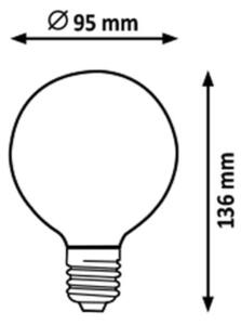Rabalux 1598 - LED Žárovka G95 E27/7,2W/230V 2700K