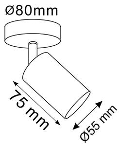 Nástěnné bodové svítidlo GOLDIE 1xGU10/10W/230V zlatá