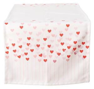 Boltze Home Collections Stolní běhoun Sherine se srdíčky