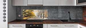 Panel do kuchyně Podzim vs zima pksh-26973667