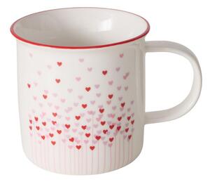 Boltze Home Collections Porcelánový hrníček Sherine se srdíčky