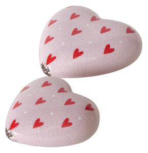Boltze Home Collections Sada dvou srdíček Milena se srdíčky