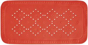 Spirella protiskluzová podložka do vany ALASKA, červená, PVC, 71 x 36 cm