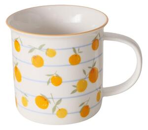 Boltze Home Collections Porcelánový hrníček Fruits s proužky