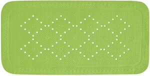 Spirella protiskluzová podložka do vany ALASKA, kiwi zelená, PVC, 71 x 36 cm