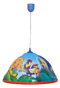 Dětský lustr na lanku ROOSTER 1xE27/15W/230V