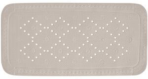 Spirella protiskluzová podložka do vany ALASKA, šedo-hnědá, PVC, 71 x 36 cm