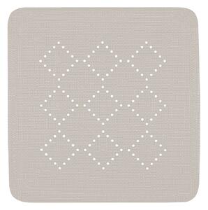 Spirella protiskluzová podložka do sprchy ALASKA, šedo-hnědá, PVC, 55 x 55 cm