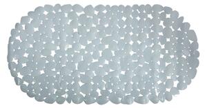 MSV protiskluzová podložka do vany GALETS, šedá, PVC, 99 x 39 cm