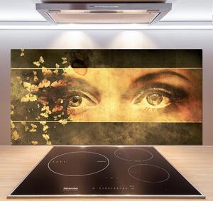 Panel do kuchyně Oči a motýli pksh-30149224