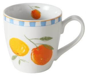Boltze Home Collections Velký hrnek Fruits se světlým okrajem