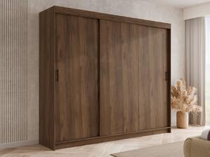 Třídveřová skříň Acidoni I 250 cm, Barva: ořech warmia 5903211533099