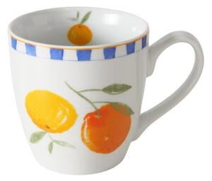 Boltze Home Collections Velký hrnek Fruits s tmavým okrajem