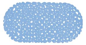 MSV protiskluzová podložka do vany GALETS, světle modrá PVC, 99 x 39 cm