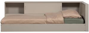 -25 % Dny MOMENTI– WOOOD Šedobéžová dřevěná postel Carter 90 x 200 cm