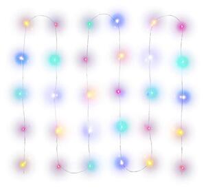 Retlux - LED řetěz 30xLED/2xAA 3,3m multicolor