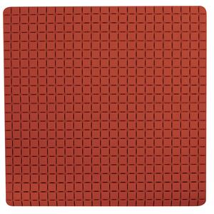MSV protiskluzová podložka do sprchy QUADRO Premium, terakota, SBS kaučuk, 54 x 54 cm