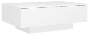 Konferenční stolek bílý 90 x 60 x 31 cm dřevotříska